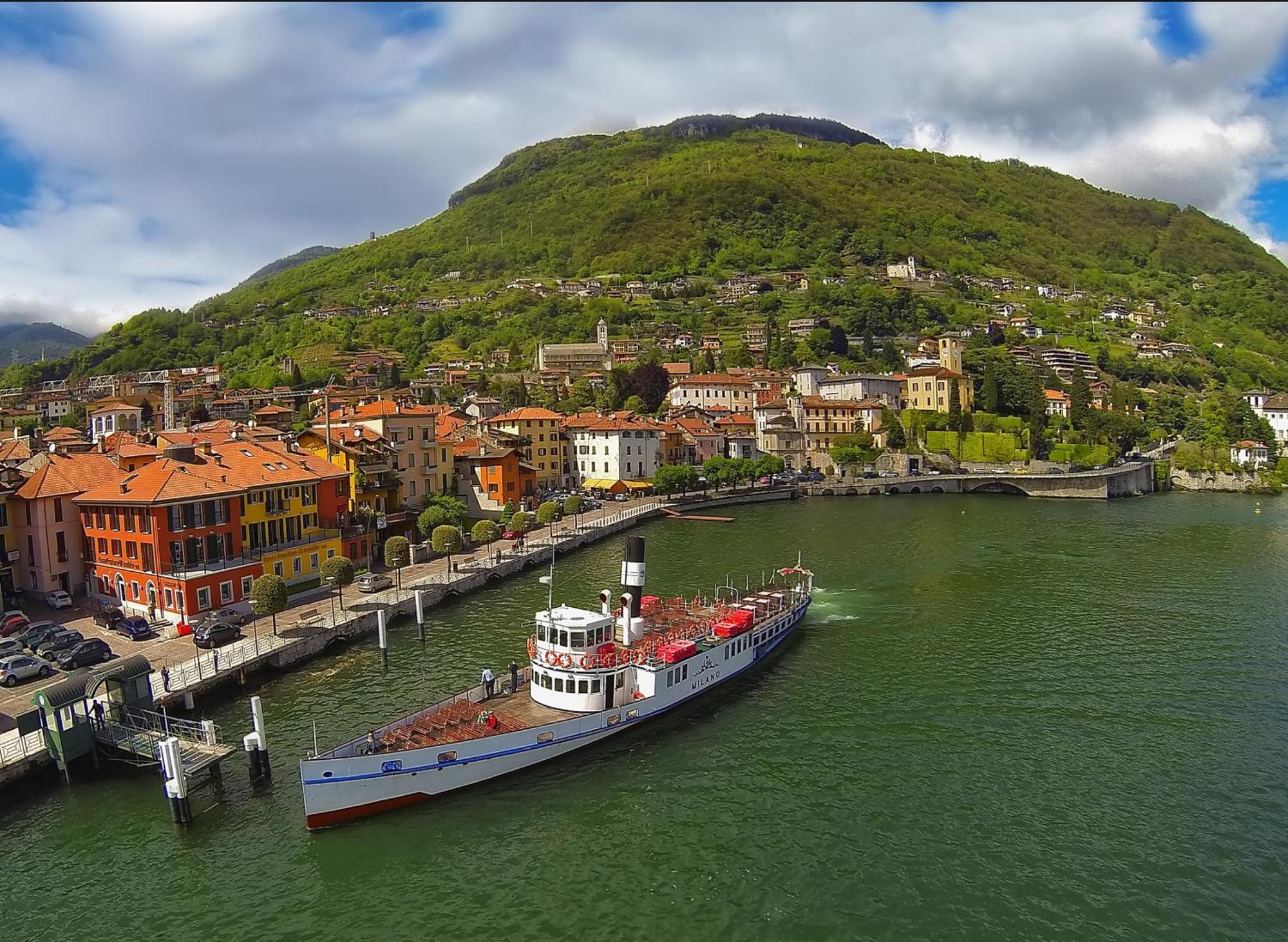 Апартаменти Elegant Historic Large House On Lake Como Граведона Екстер'єр фото